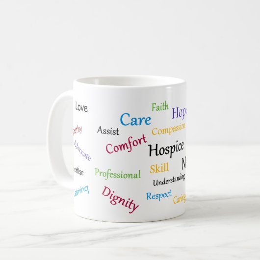 Tasse d'infirmière d'hospice (Devant gauche)