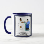 Tasse d'infirmière drôle - Bande dessinée de poids (Gauche)