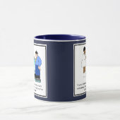 Tasse d'infirmière drôle - Bande dessinée de poids (Centre)