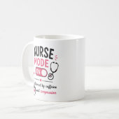 Tasse d'infirmière drôle Mode Infirmière Activée C (Devant gauche)