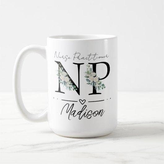 Tasse d'infirmière praticienne, infirmière pratici (Gauche)