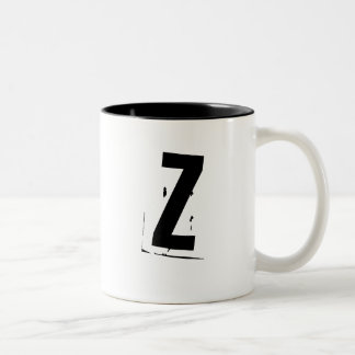 Tasse d'initiale/monogramme de "Z"