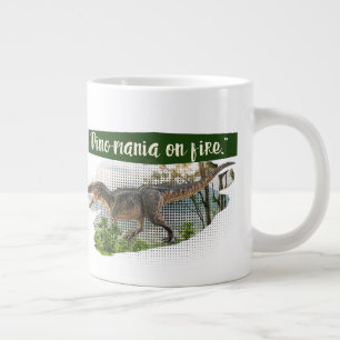 tasse dinosaure, grande tasse à café, préhistoriqu