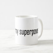 Tasse d'inquiétude (Devant droit)