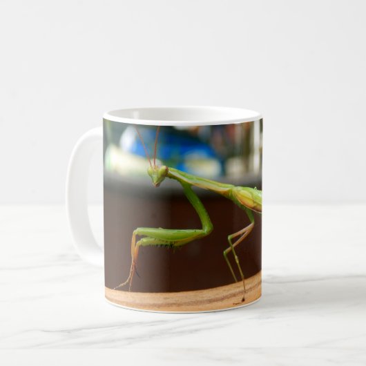 Tasse d'insecte de mante de prière (Devant gauche)