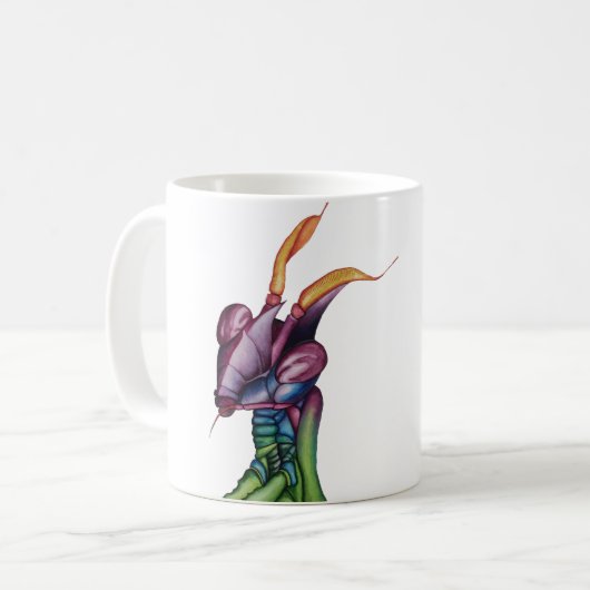 Tasse d'insecte de mante de prière (Devant gauche)