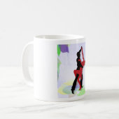 Tasse d'inspiration de danse de Salsa (Devant gauche)