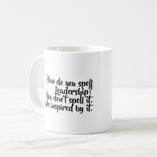 Tasse d'inspiration de direction (Devant gauche)