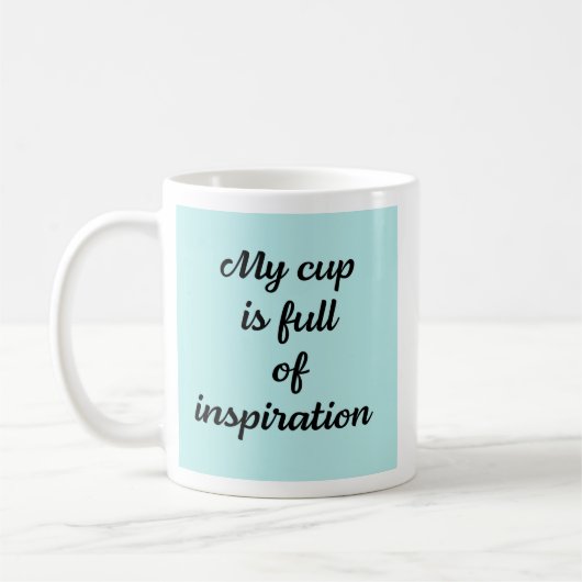 Tasse d'inspiration de foi chrétienne (Gauche)