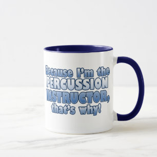 Tasse d'instructeur de percussion