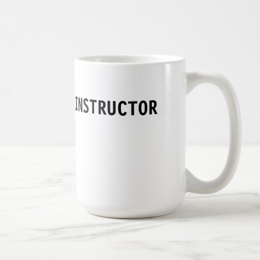 Tasse d'instructeur d'école de combat de zombi (Droite)