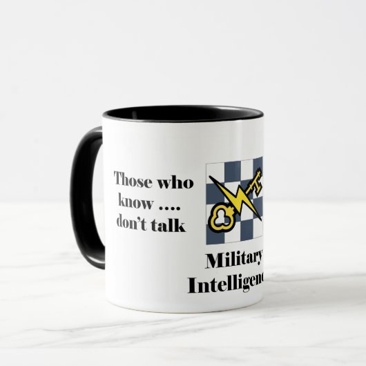 Tasse d'intelligence militaire (Devant gauche)
