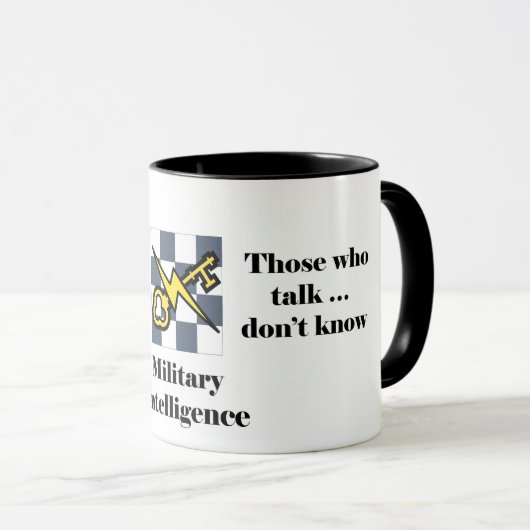 Tasse d'intelligence militaire (Devant droit)