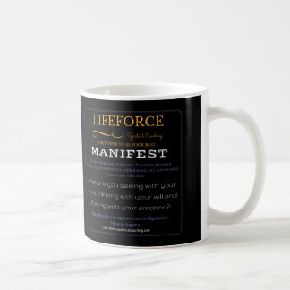 Tasse d'intention de LifeForce : Manifeste