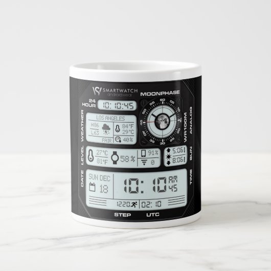 Tasse d'interface analytique de scientifique de do (Devant)