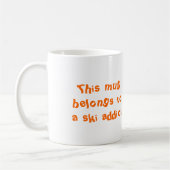 Tasse d'intoxiqué de ski (Gauche)