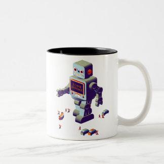 tasse d'invasion de robot