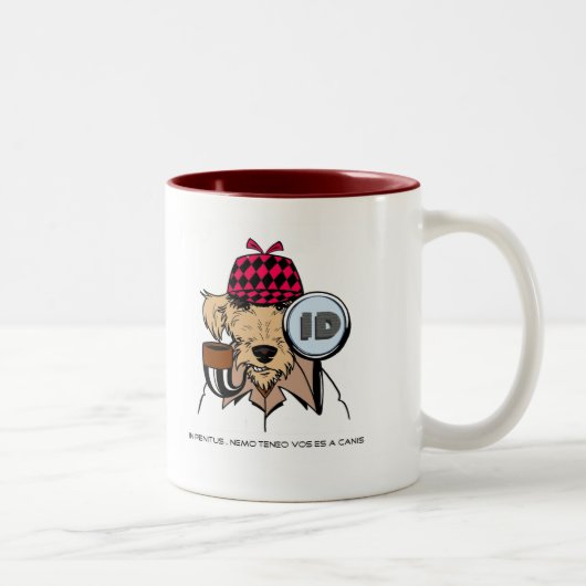 Tasse d'investigateur de couleur de DSCMO (Droit)