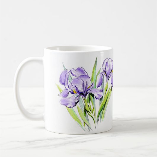 Tasse d'iris (Gauche)