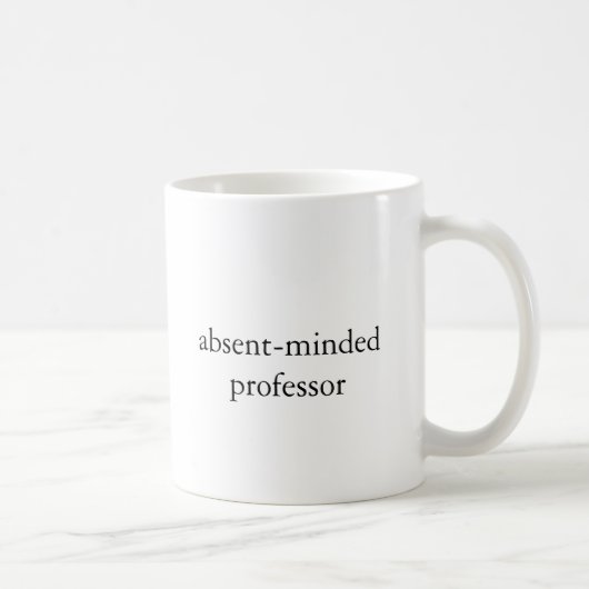 tasse distraite de professeur (Droite)