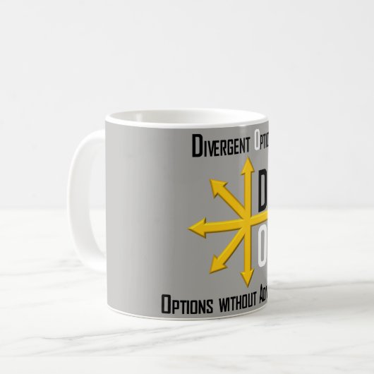 Tasse divergente des options 3D (Devant gauche)