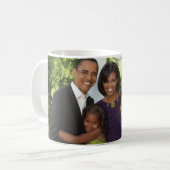 Tasse d'OBAMA et de MICHELLE - customisée (Devant gauche)