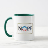 Tasse d'Obama NOPE (Gauche)
