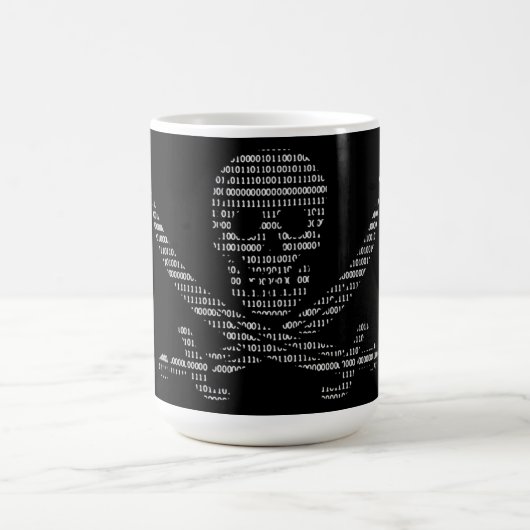 Tasse d'obscurité de pirate informatique de pirate (Centre)