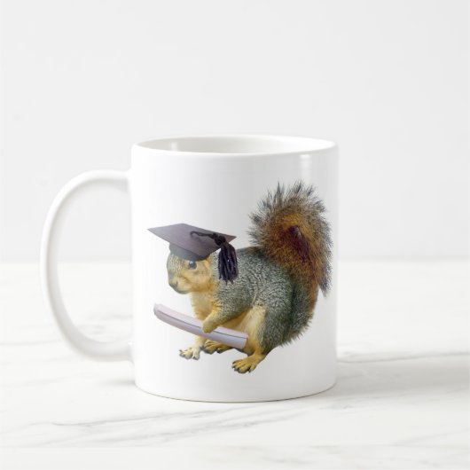 Tasse d'obtention du diplôme d'écureuil (Gauche)