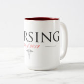 Tasse d'obtention du diplôme d'étudiant de soins (Devant droit)