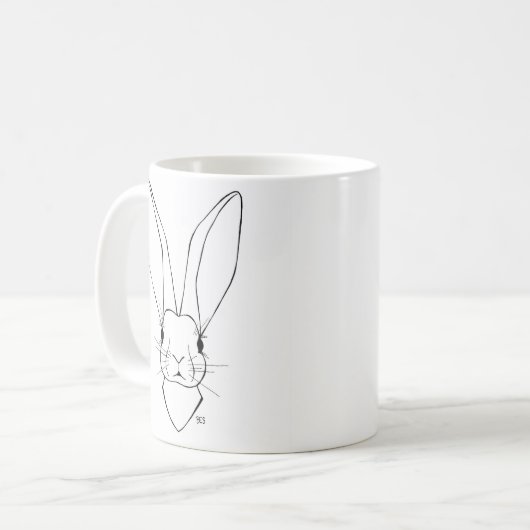Tasse dodue de lapin (Devant gauche)