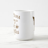 Tasse Dog Mama - Alimentée par le café et les câli (Centre)