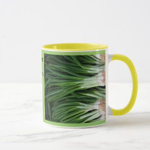 Tasse d'oignons blancs/oignons verts