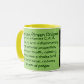 Tasse d'oignons blancs/oignons verts (Devant gauche)