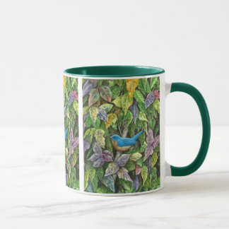 Tasse d'oiseau bleu