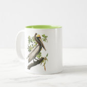 Tasse d'oiseau d'Audubon, pélican Brown, 15 onces. (Devant gauche)
