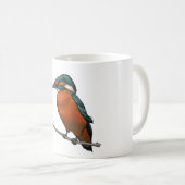 Tasse d'oiseau de martin-pêcheur (Devant droit)