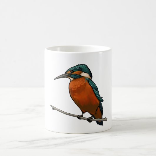 Tasse d'oiseau de martin-pêcheur (Centre)