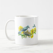 Tasse d'oiseau - geai bleu (Gauche)