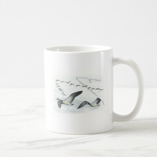 Tasse d'oiseau - oies canadiennes (Droite)