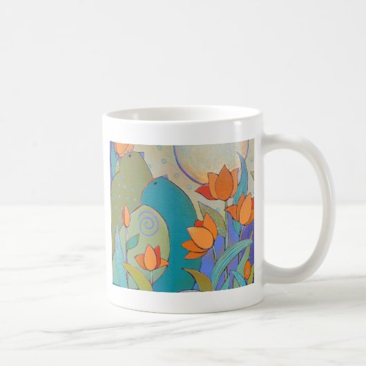 Tasse d'oiseaux de lune (Droite)