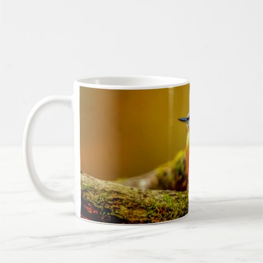 Tasse d'oiseaux - sittelle (Gauche)