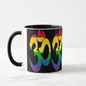 Tasse d'OM d'arc-en-ciel (Gauche)