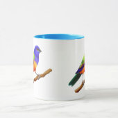 Tasse donnante un petit coup peinte de sonnerie (Centre)