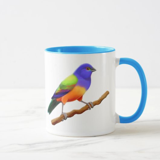 Tasse donnante un petit coup peinte de sonnerie (Droite)