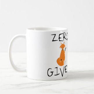 Tasse donnée par Fox zéro
