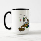 Tasse d'opérateur radio de jambon de -le-Grille (Gauche)