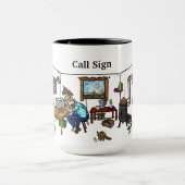 Tasse d'opérateur radio de jambon de -le-Grille (Centre)