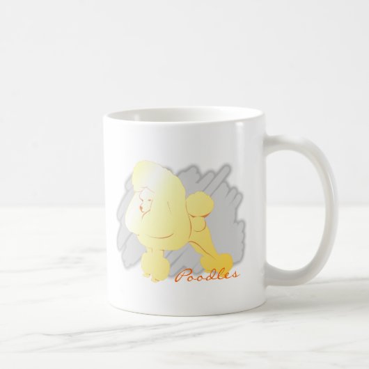 Tasse d'or de caniche (Droite)