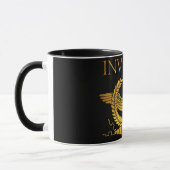 tasse d'or de logo d'invictus (Gauche)